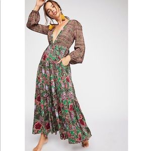Free People Dove Long Sleeve Maxi Dress